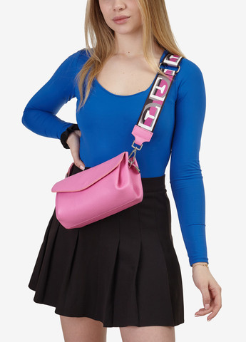 Сумка жіноча шкіряна через плече крос-боді широкий ремінець маленька Сrossbody Regina Notte (258513112)