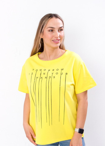 Желтая летняя футболка жіноча жовтий носи своє (8127-057-33-v3) Носи своє