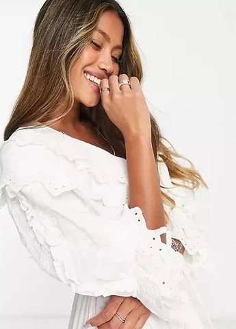 Белое платье Topshop