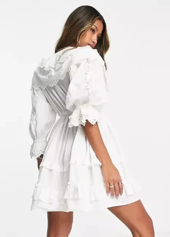 Белое платье Topshop