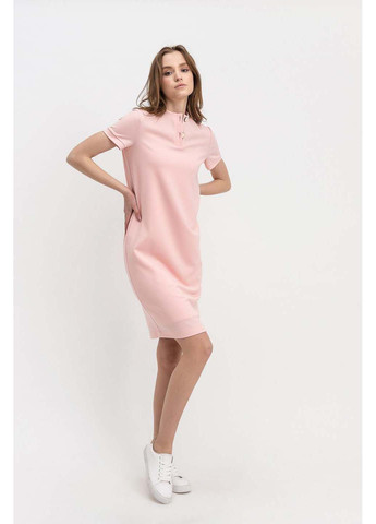Розовое кэжуал платье Lesia