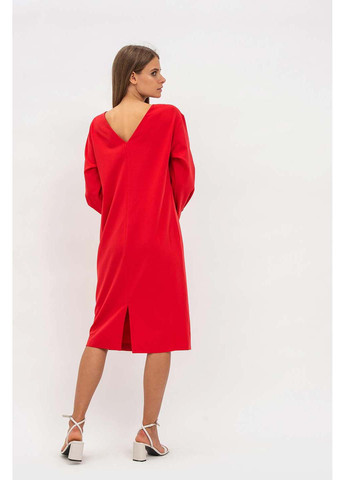 Красное кэжуал платье Lesia