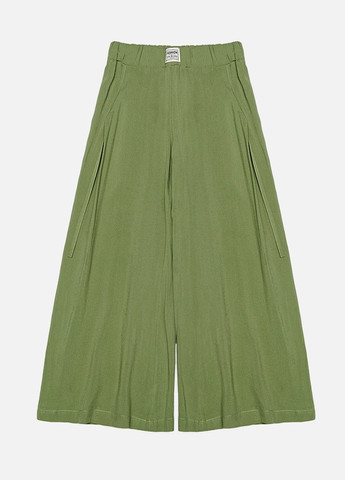 Зеленые кэжуал летние брюки BLUELAND