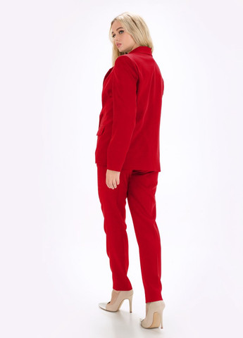Красный женский пиджак Luzana однотонный - всесезон