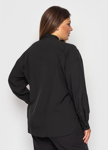 Чорна демісезонна блузка Luzana