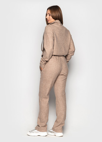 Комбінезон Luzana однотонний бежевий кежуал