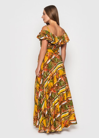 Комбинированное кэжуал платье Luzana однотонное