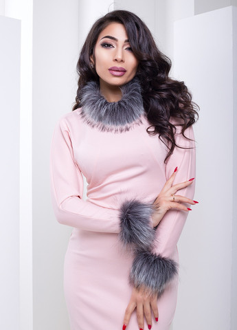 Комбінована кежуал сукня Luzana однотонна