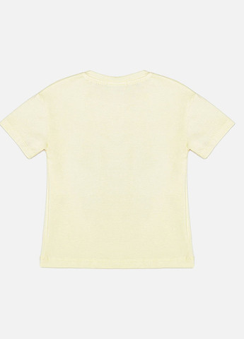 Желтая летняя футболка для девочки ALG