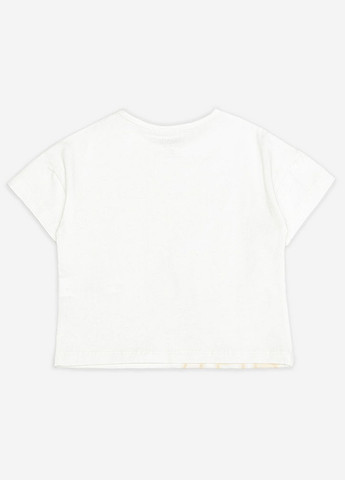 Молочна літня футболка для дівчинки Toontoy