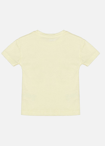 Желтая летняя футболка для девочки ALG
