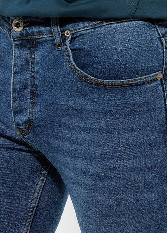 Синие демисезонные мужские джинсы слим Container