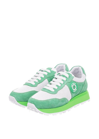 Зеленые демисезонные кроссовки Aquamarin