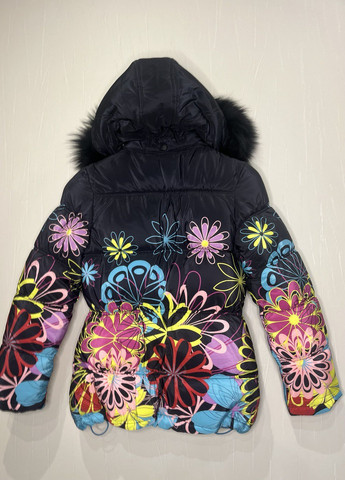 Черная зимняя куртка зимняя для девочки Danilo