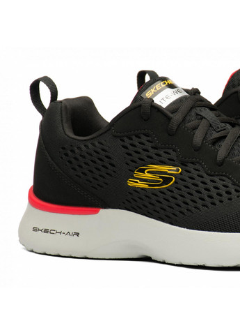 Черные демисезонные кроссовки skech-air dynamight 232291-blk Skechers