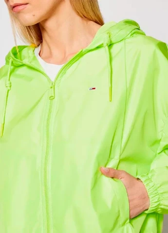 Жіноча неонова куртка вітровка Tommy Jeans (258516380}