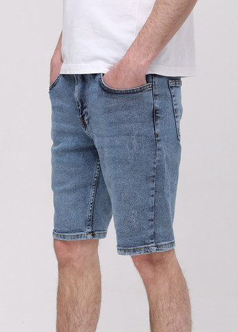 Шорти чоловічі сині джинсові варені зі стрейчем JEANSclub (258526828)
