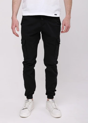 Черные повседневный летние джоггеры брюки JEANSclub