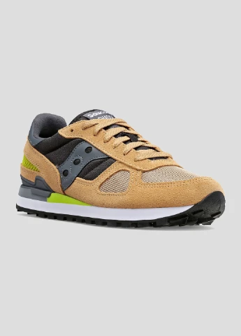 Бежевые всесезонные бежевые кроссовки shadow original Saucony