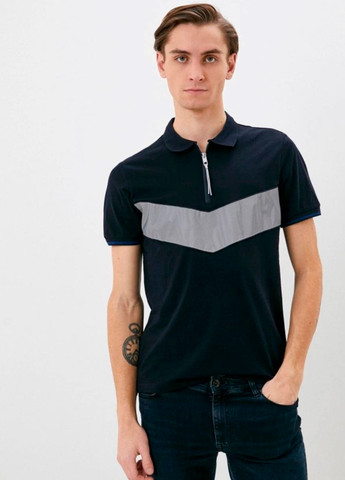 Темно-синяя футболка-мужская футболка-поло для мужчин Antony Morato однотонная
