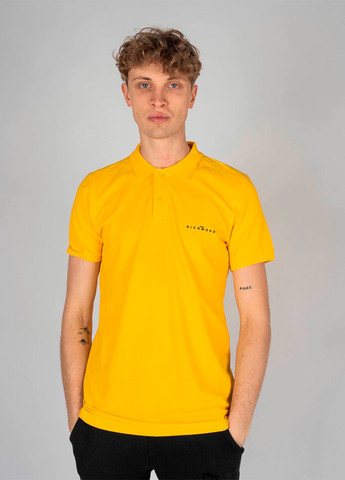 Желтая футболка-мужская футболка-поло для мужчин John Richmond однотонная