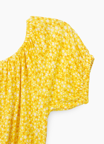 Желтая летняя блуза Divon