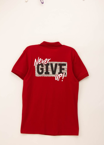 Бордовая футболка-поло для мужчин Hope