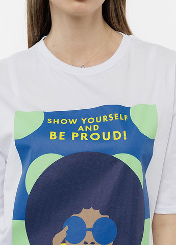 Женская удлиненная футболка регуляр Avanti - (258550157)