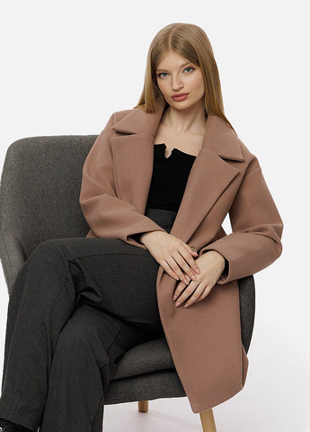 Бежеве демісезонне Жіноче демісезонне пальто оверсайз LK Brand