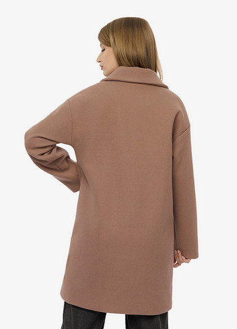 Бежевое демисезонное Женское демисезонное пальто оверсайз LK Brand