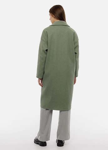 Оливковое демисезонное Женское пальто оверсайз Mixray