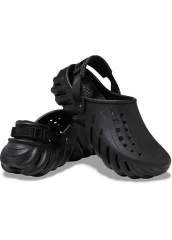 Черные сабо кроксы Crocs