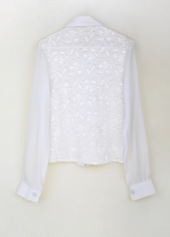 Белая однотонная блузка Florida Mode демисезонная
