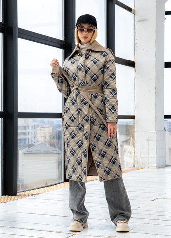 Бежевое демисезонное Пальто MN