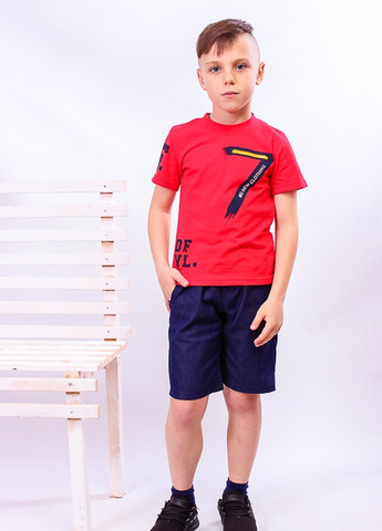 Комплект для хлопчика (футболка+шорти) Червоний Носи Своє (6105-075-33-v6) Носи своє (258603806)