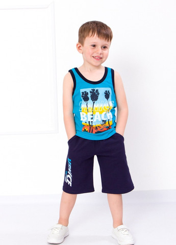 Комплект для хлопчика (майка+шорти) Блакитний Носи Своє (618657-v3) Носи своє (258603804)