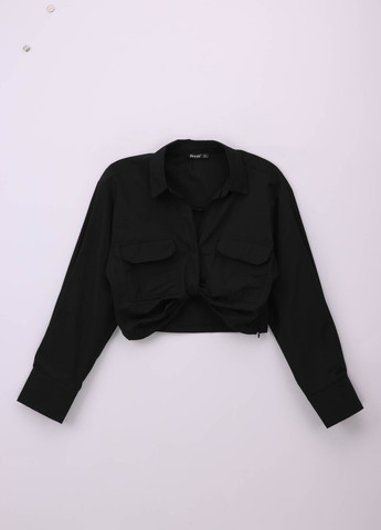Чорна демісезонна блуза Firesh
