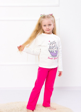 Розовая всесезон піжама для дівчинки рожевий носи своє (6076-023-33-5-v16) Носи своє