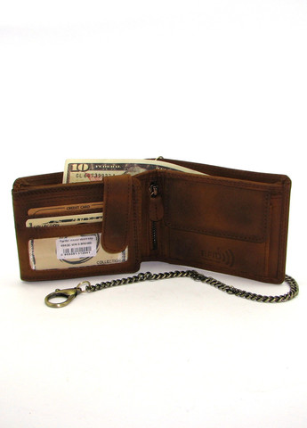 Шкіряне портмоне з ланцюжком Always Wild (258629229)