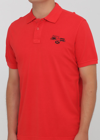 Красная футболка-поло для мужчин Christian Berg