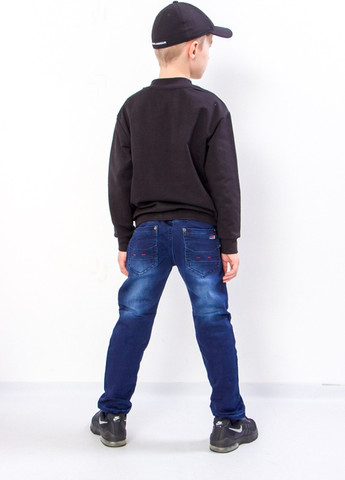 Синие демисезонные джинси для хлопчика (демісезон) синій (2514-v0) No Brand