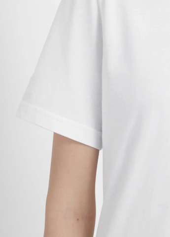 Біла всесезон футболка жіноча з коротким рукавом Роза