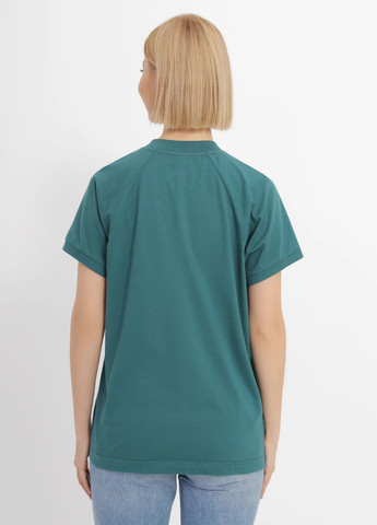Зеленая всесезон футболка женская с коротким рукавом Роза