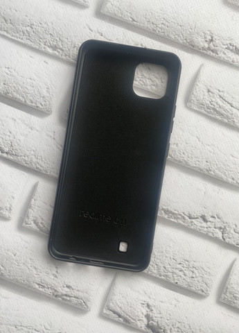 Силиконовый чехол Silicone Case Full для Realme C11 Черный Creative (258627195)