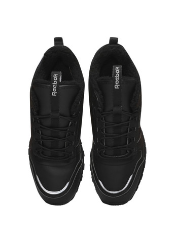 Черные демисезонные мужские повседневные кроссовки cl leather fz1188 Reebok