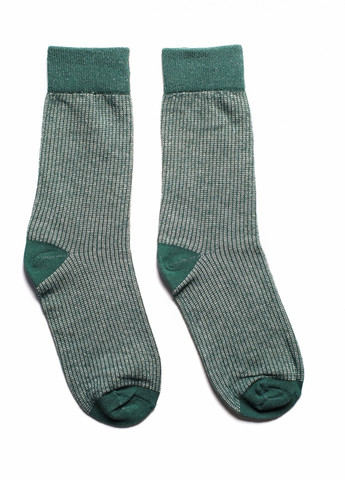Шкарпетки з принтом кольорові смуги високі безшовні дихаючі якісні ORGANIC cotton зелені носки 39-41 men's JILL ANTONY (258630787)