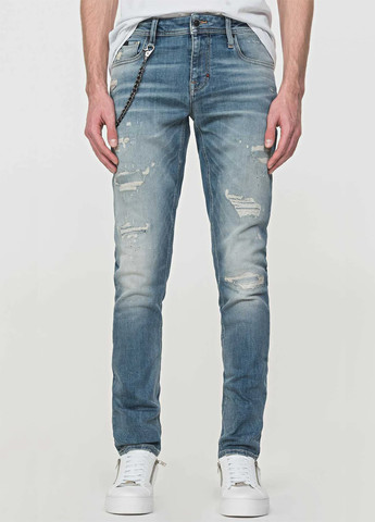 Чоловічі блакитні джинси slim Antony Morato (258631119)