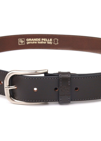 Чоловічий шкіряний ремінь 4х120 см Grande Pelle (258638284)