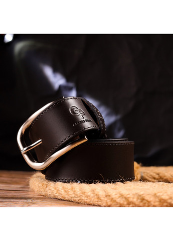 Чоловічий шкіряний ремінь 4х120 см Grande Pelle (258638284)