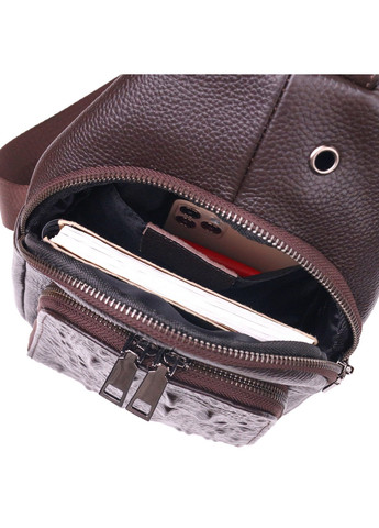 Мужская кожаная сумка 17х30х8 см Vintage (258638123)